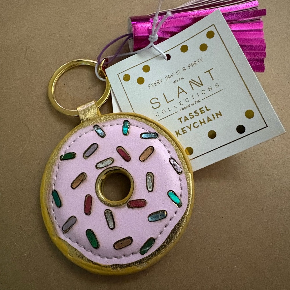 Donut Pink Keychain